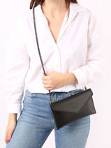 Pochette De Soir�e M Paddock Cuir Etrier Noir paddock TLOS1670-vue-porte