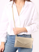 Pochette De Soir�e M Paddock Cuir Etrier Or paddock TLOS1670-vue-porte