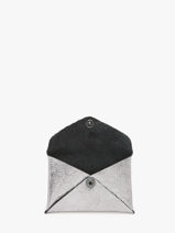 Porte-cartes Etincelle Iris�e Cuir Etrier Argent etincelle irisee EETI5003-vue-porte