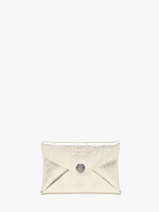 Porte-cartes Etincelle Iris�e Cuir Etrier Or etincelle irisee EETI5003