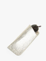 �tui Lunettes Etincelle Iris�e Cuir Etrier Or etincelle irisee EETI5001-vue-porte