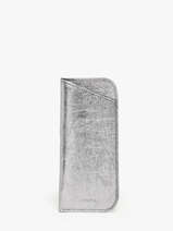 �tui Lunettes Etincelle Iris�e Cuir Etrier Argent etincelle irisee EETI5001