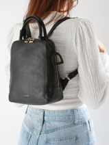 Sac � Dos Tradition Cuir Etrier Noir tradition ETRAB37S-vue-porte