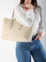 Sac Port� �paule Cavalier Cuir Etrier Beige cavalier ECLR127M-vue-porte