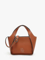 Sac Bandouli�re S Foudre Cuir Etrier Marron foudre EFOD107S