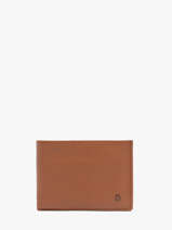 Leather Wallet Madras Etrier Brown madras EMAD438