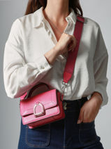 Sac Bandouli�re Xs Altesse Cuir Etrier Rose altesse EALT048X-vue-porte