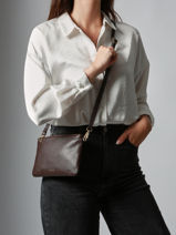 Sac Bandouli�re Tradition Cuir Etrier Marron tradition ETRA0141-vue-porte