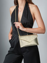 Pochette De Soir�e M Paddock Cuir Etrier Or paddock TLOS1670-vue-porte