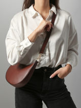 Sac Bandouli�re S Tradition Cuir Etrier Marron tradition ETRA102S-vue-porte