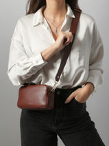 Sac Bandouli�re Tradition Cuir Etrier Marron tradition ETRA141S-vue-porte