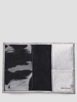 Etui Passeport Etincelle Iris�e Cuir Etrier Argent etincelle irisee EETI025-vue-porte