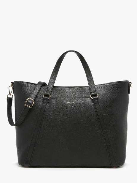 Leather Tradition Tote Bag Etrier Black tradition ETRA8031