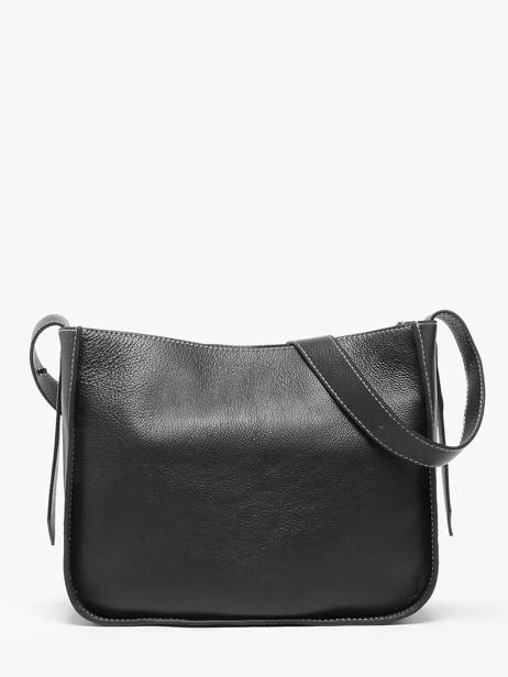 Shoulder Bag M Foudre Leather Etrier Black foudre EFOD087M other view 4