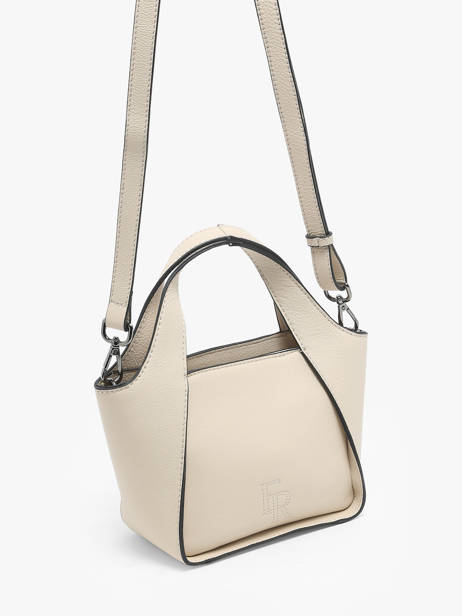 Sac Bandoulière S Foudre Cuir Etrier Beige foudre EFOD107S vue secondaire 2