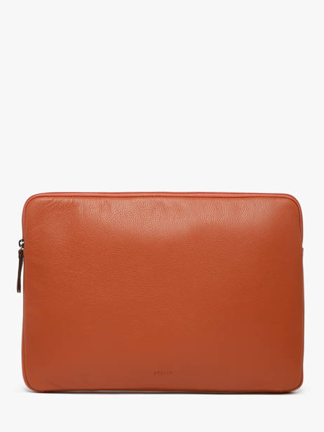 Leather Flandres 15'' Laptop Cover Etrier Orange flandres EFLA8835
