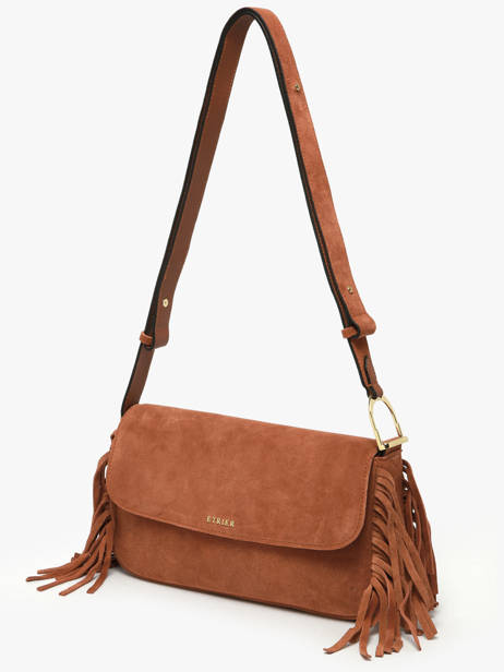 Shoulder Bag Country Leather Etrier Brown country ECOU145M other view 3