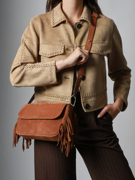 Shoulder Bag Country Leather Etrier Brown country ECOU145M other view 2