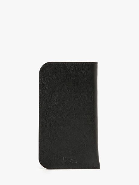 Sunglass Case Etincelle Irisée Leather Etrier Black etincelle irisee EETI5017 other view 2