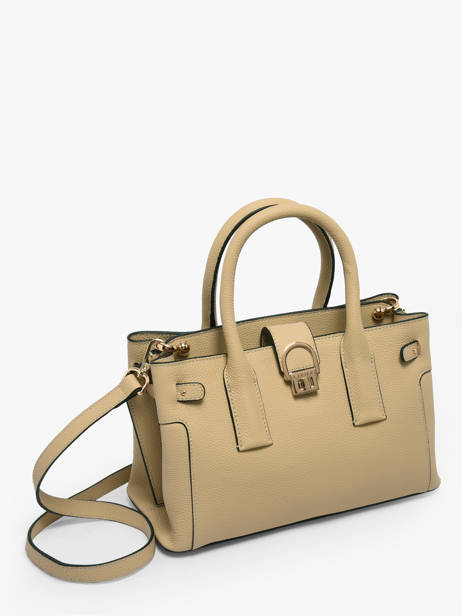 Satchel S Equestre Leather Etrier Beige equestre EEQT142S other view 1