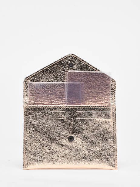 Leather Wallet Etincelle Irisée Etrier Gold etincelle irisee EETI054 other view 1